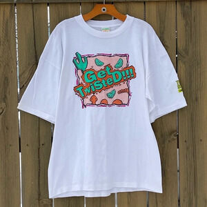 Vintage Q-Tees Single Stitch “Get Twisted” Tequila Shirt Size XL